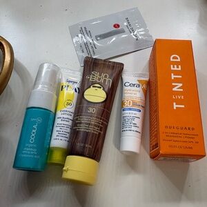 Bundle of sunscreens brand new